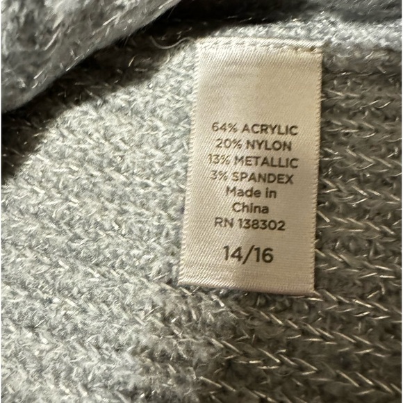 Avenue Lurex Color Blocked Sweater 14/16 - Picture 9 of 11